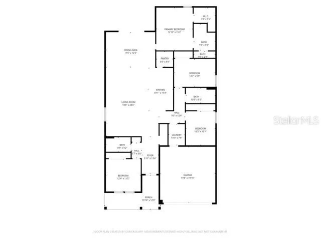 a picture of a floor plan
