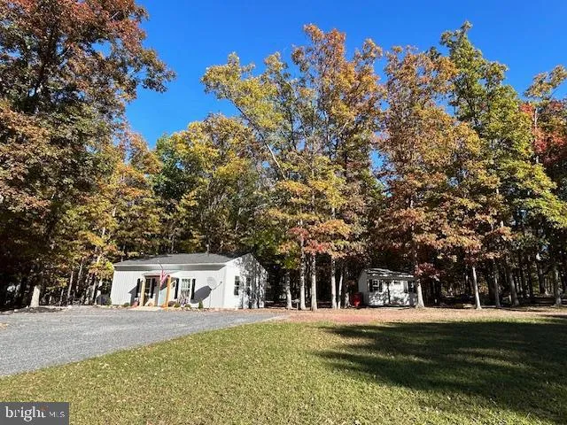 a view of outdoor space with mountain view