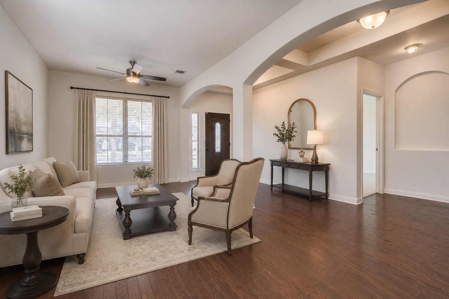 1019 Powell Kyle, TX 78640 - Photo 5 of 14 Virtually staged formal living room.