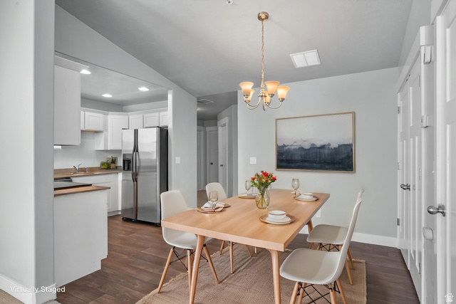 2457 West 500 South, Unit 2 Springville, UT 84663 - Photo 5 of 27 Virtually Staged Dining Area