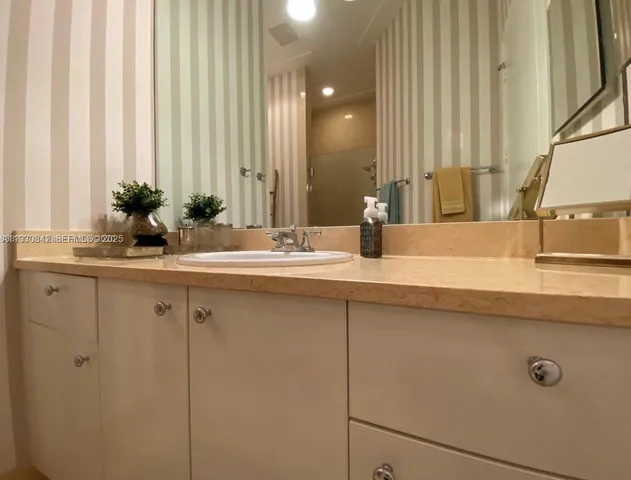 a close view of a refrigerator and washer