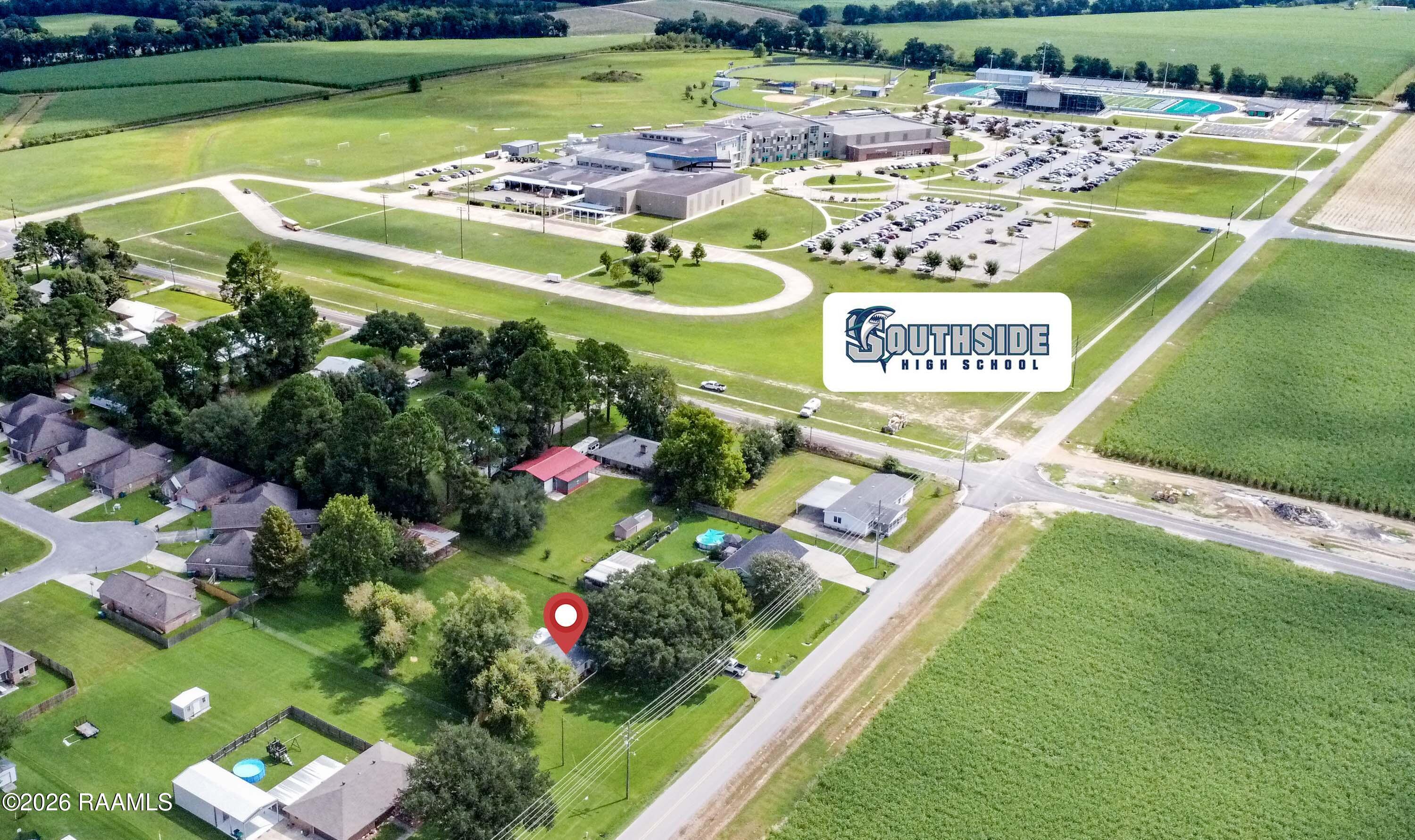 418 Almonaster Road Youngsville, LA 70592 - Photo 24 of 27 9-print-418 Almonaster Aerials-2