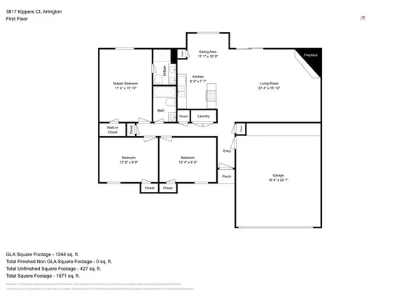 $2,025 | 3817 Kippers Court, Arlington, TX 76016