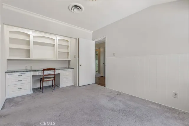 a view of a garden with flowers