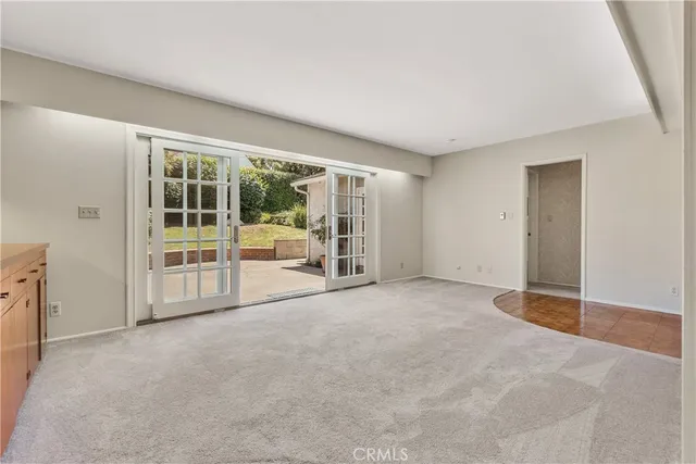 a view of livingroom with natural light