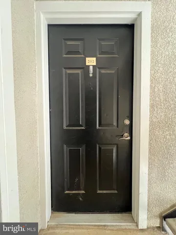 a view of a entryway door