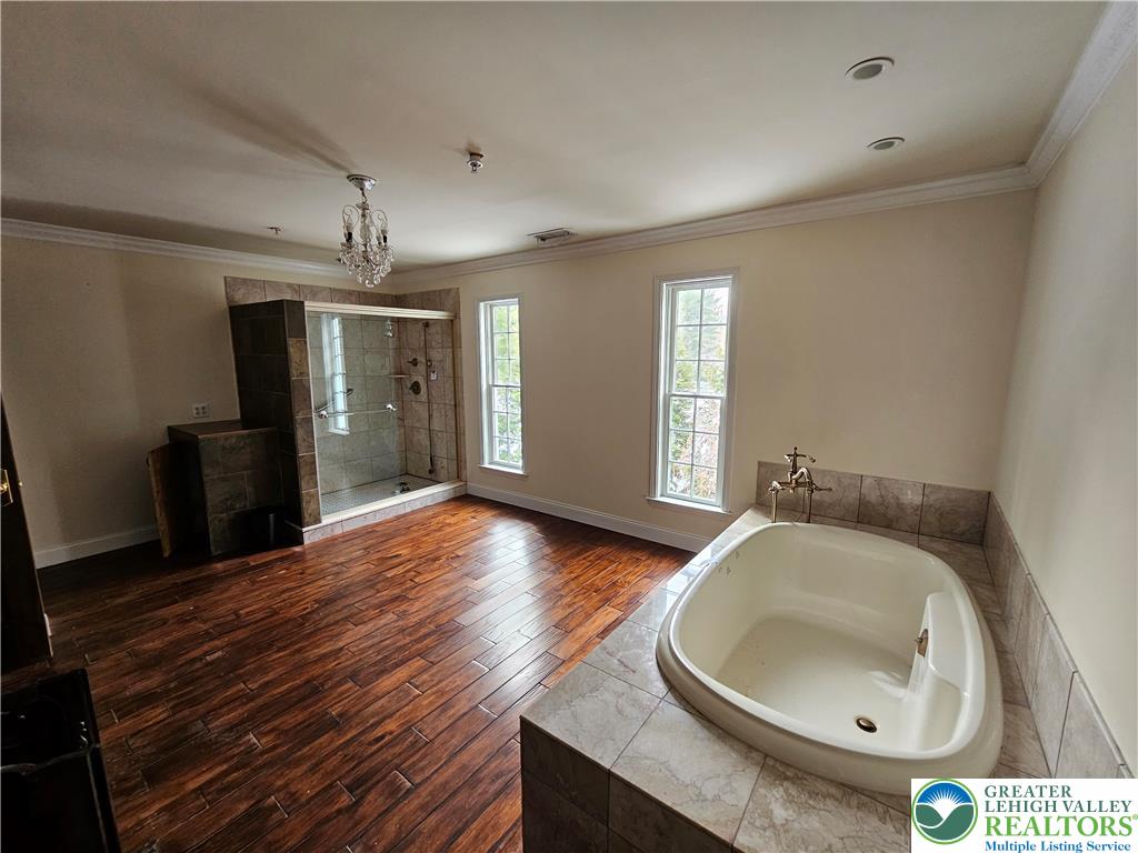 1 Dunminning Road Newtown Square, PA 19073 - Photo 15 of 30 a bathroom with a sink and a mirror