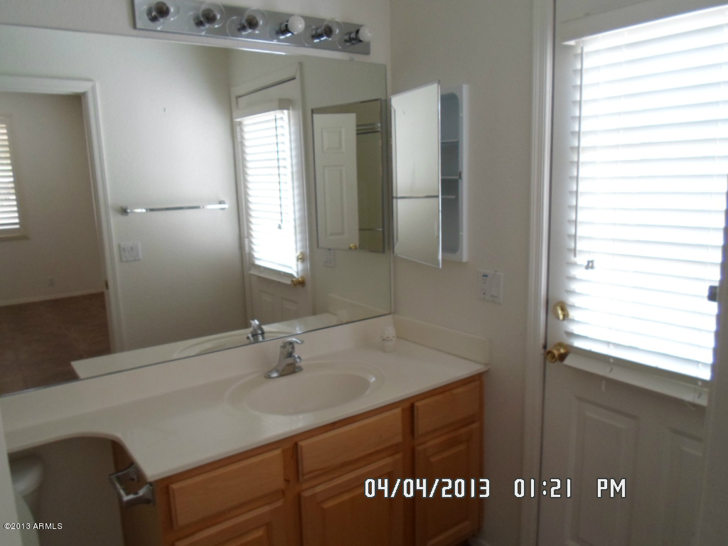 4047 East Agave Road Phoenix, AZ 85044 - Photo 9 of 20 a bathroom with a sink and a mirror
