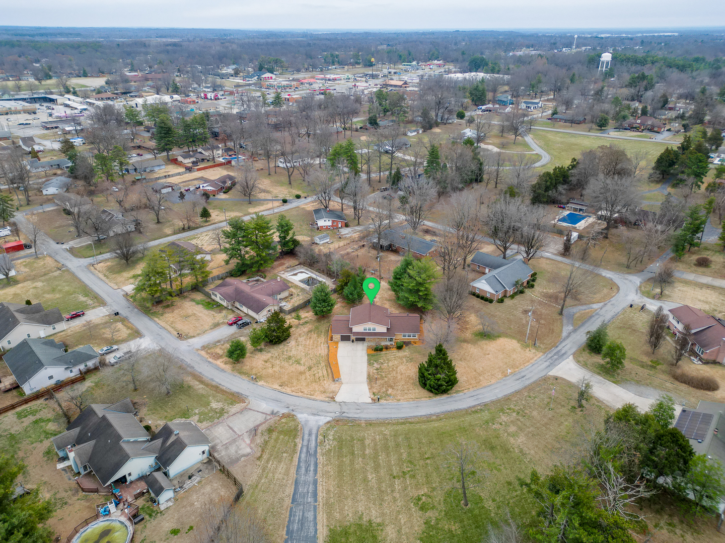 212 Kane Drive Herrin, IL 62948 - Photo 4 of 44 an aerial view of multiple house