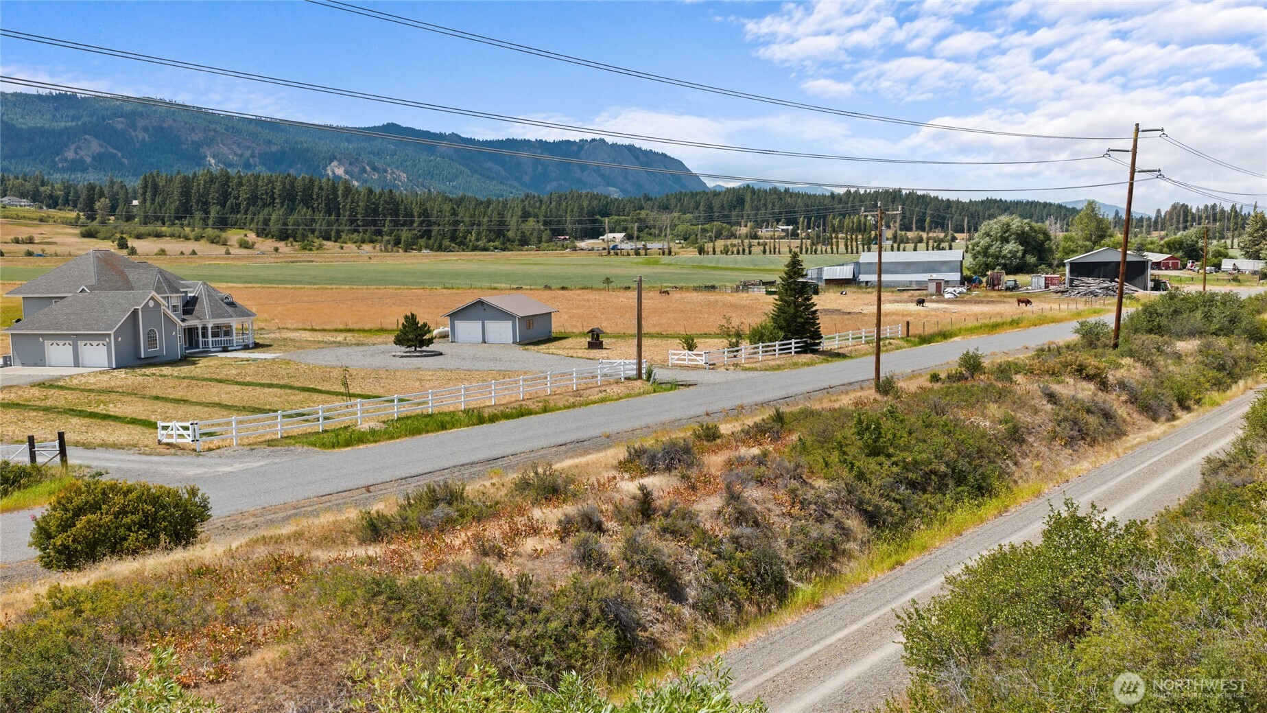 6280 Lower Peoh Point Road Cle Elum, WA 98922 - Photo 38 of 38 a view of a swimming pool and an outdoor seating