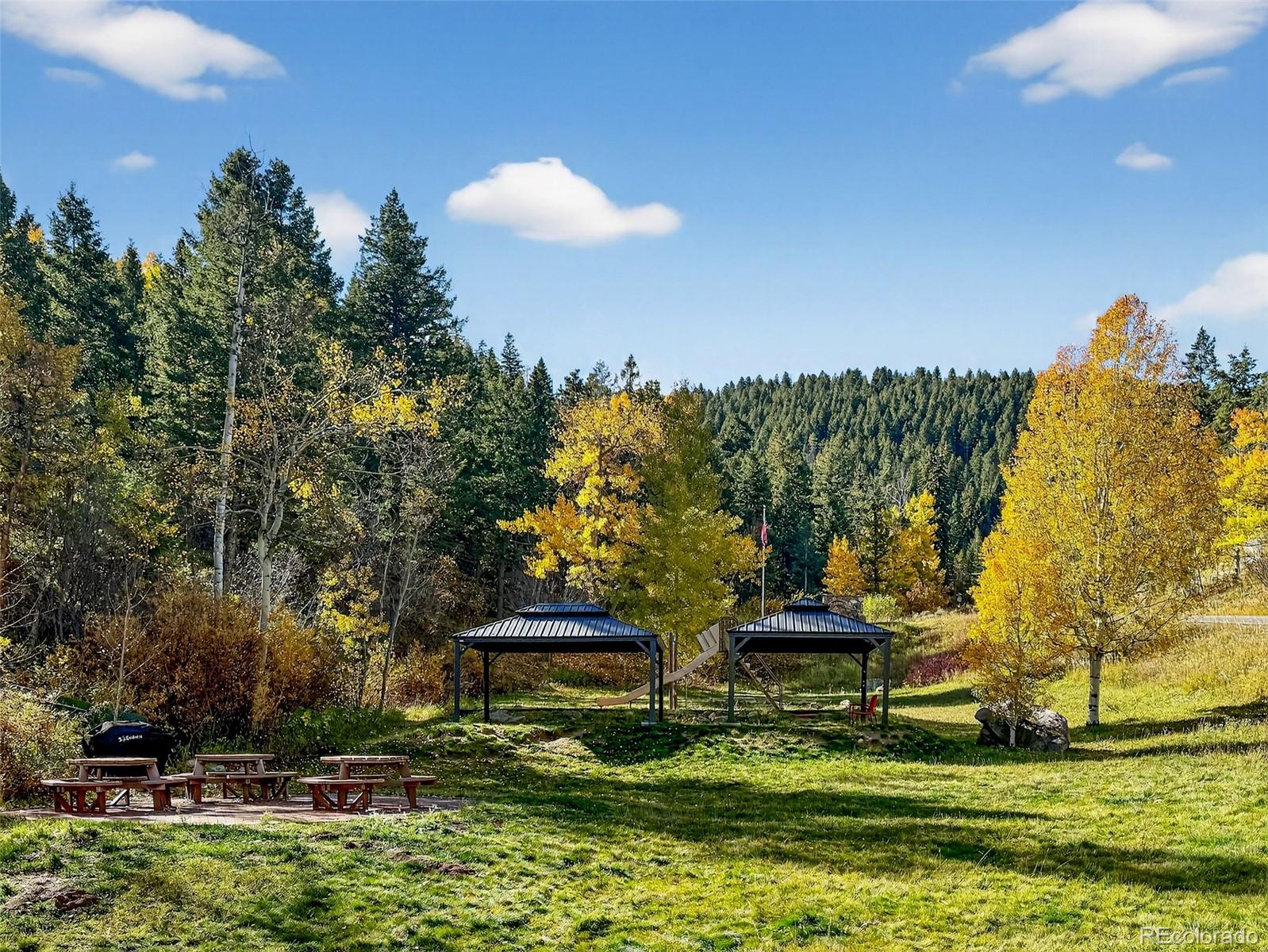 20341 Maxwell Drive Morrison, CO 80465 - Photo 45 of 47 a swimming pool with trees in the background