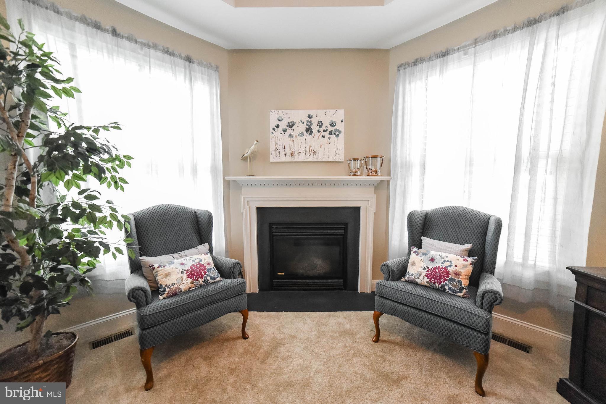 18151 St Jeromes Neck Road Dameron, MD 20628 - Photo 15 of 30 Sitting area with gas FP makes MBR cozy!