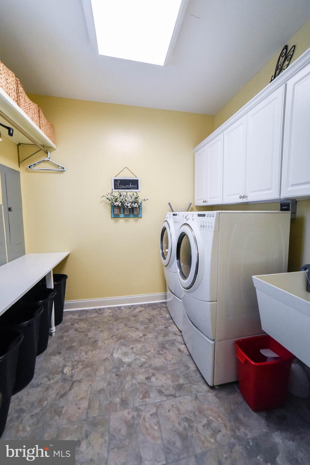 18151 St Jeromes Neck Road Dameron, MD 20628 - Photo 30 of 30 Nice-sized laundry w/storage & deep sink