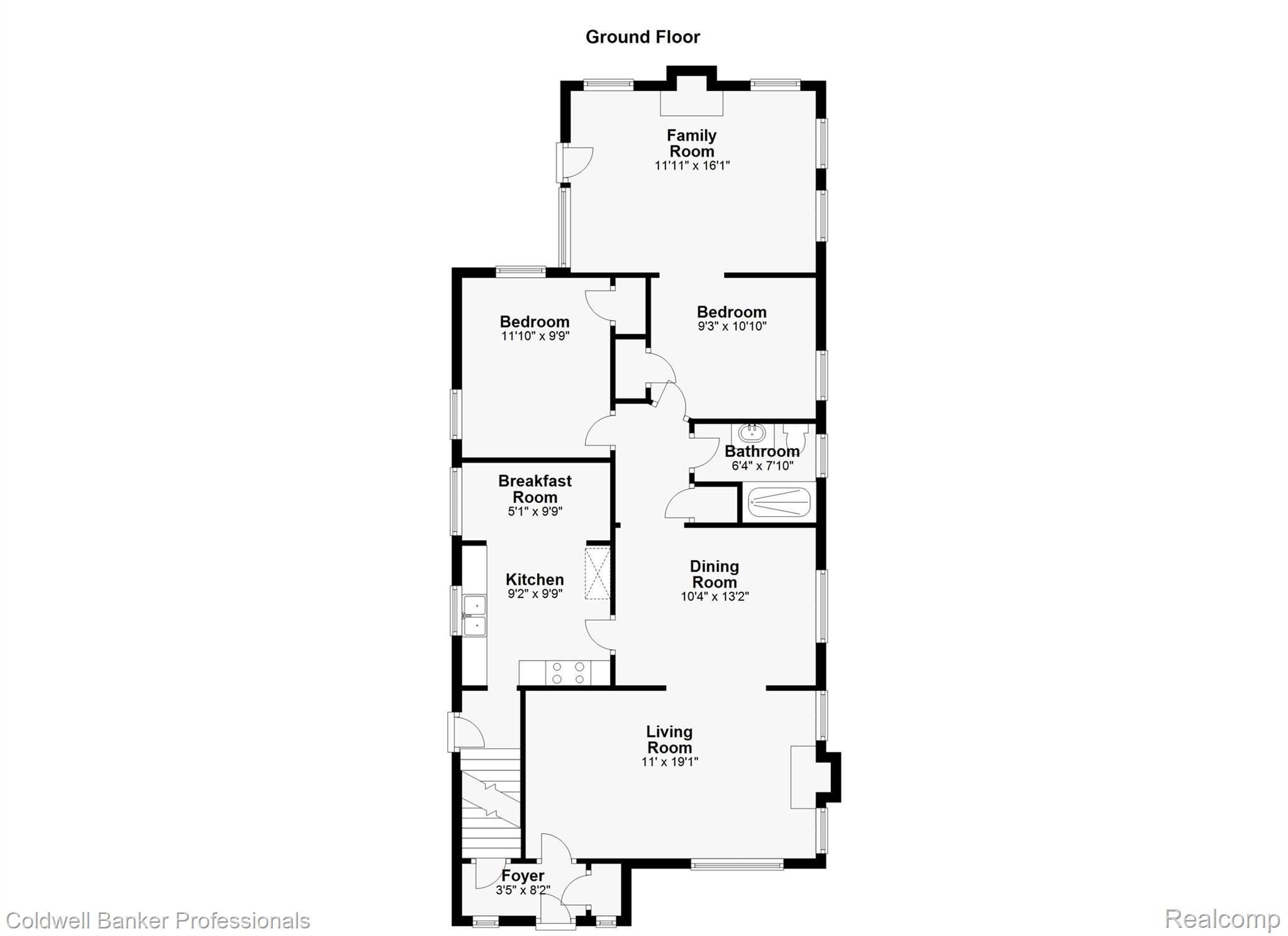 15074 Charles R Avenue Eastpointe, MI 48021 - Photo 4 of 55 15074 Charles R, Eastpointe - Floor 1.jpg