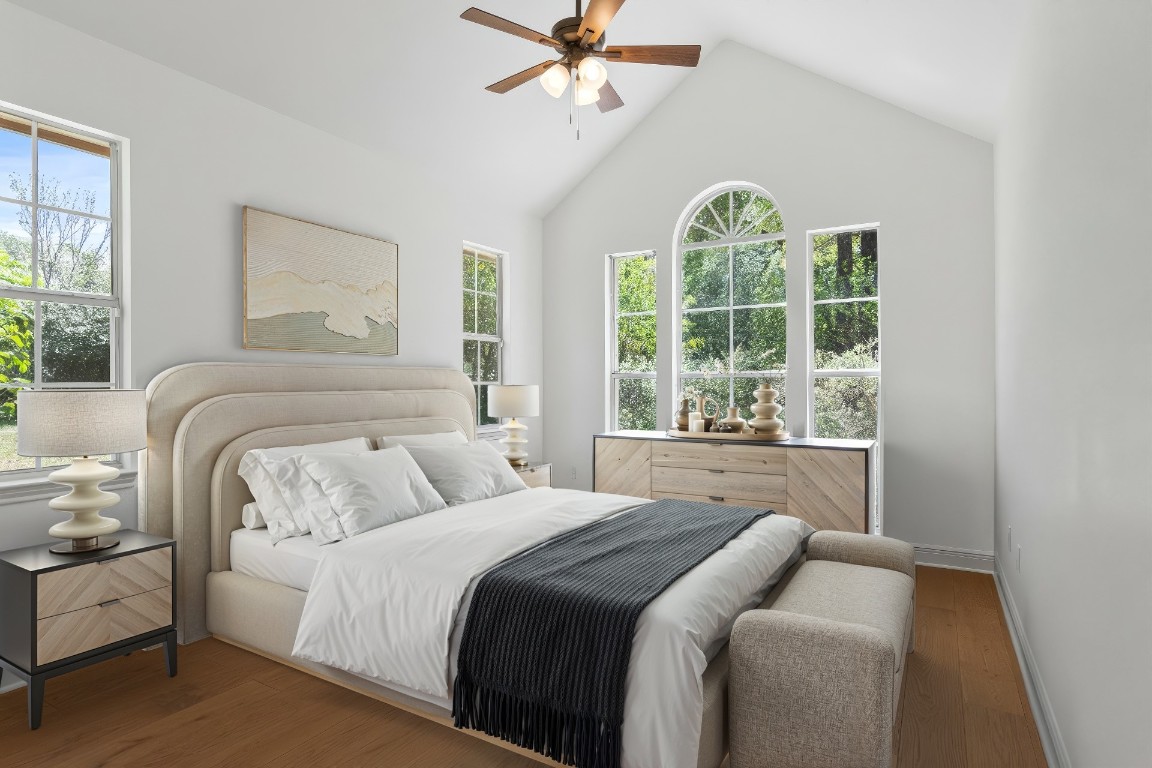 18408 West Rim Drive Jonestown, TX 78645 - Photo 21 of 30 a bedroom with a bed and a window