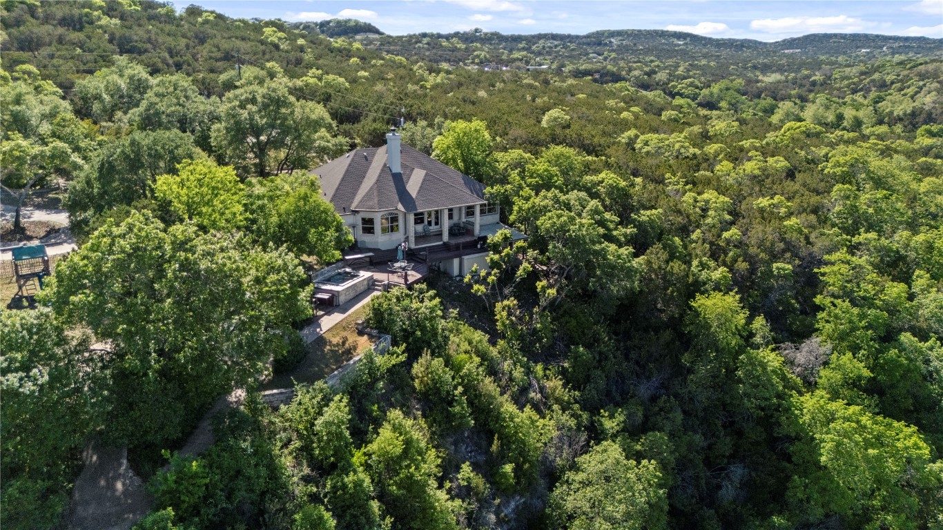 18408 West Rim Drive Jonestown, TX 78645 - Photo 28 of 30 an aerial view of a house with a yard