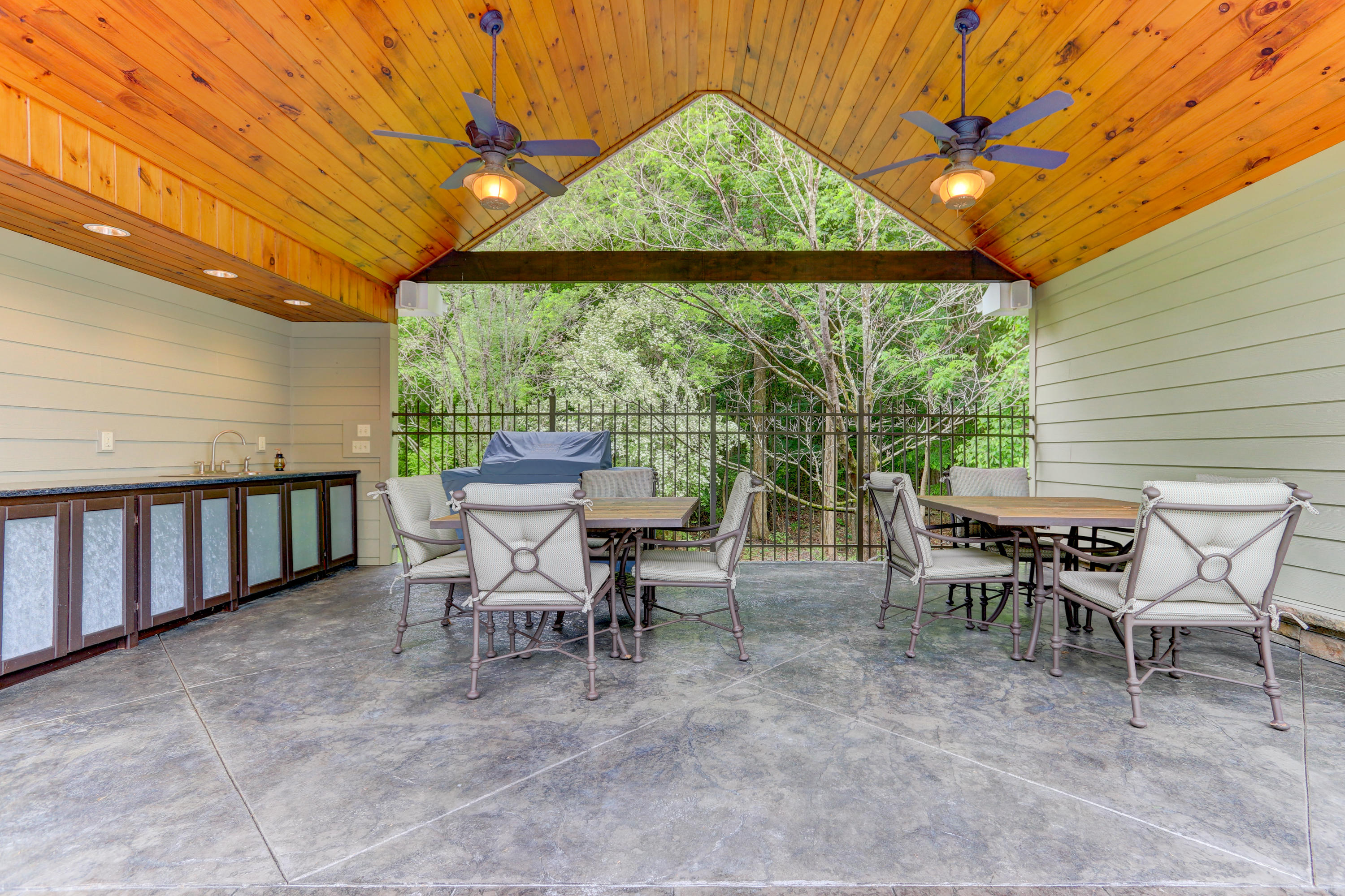 16 Rivers Run Boulevard Oak Ridge, TN 37830 - Photo 34 of 38 Covered Dining Areas in Pool House with
