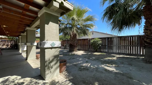 a view of outdoor space with seating area
