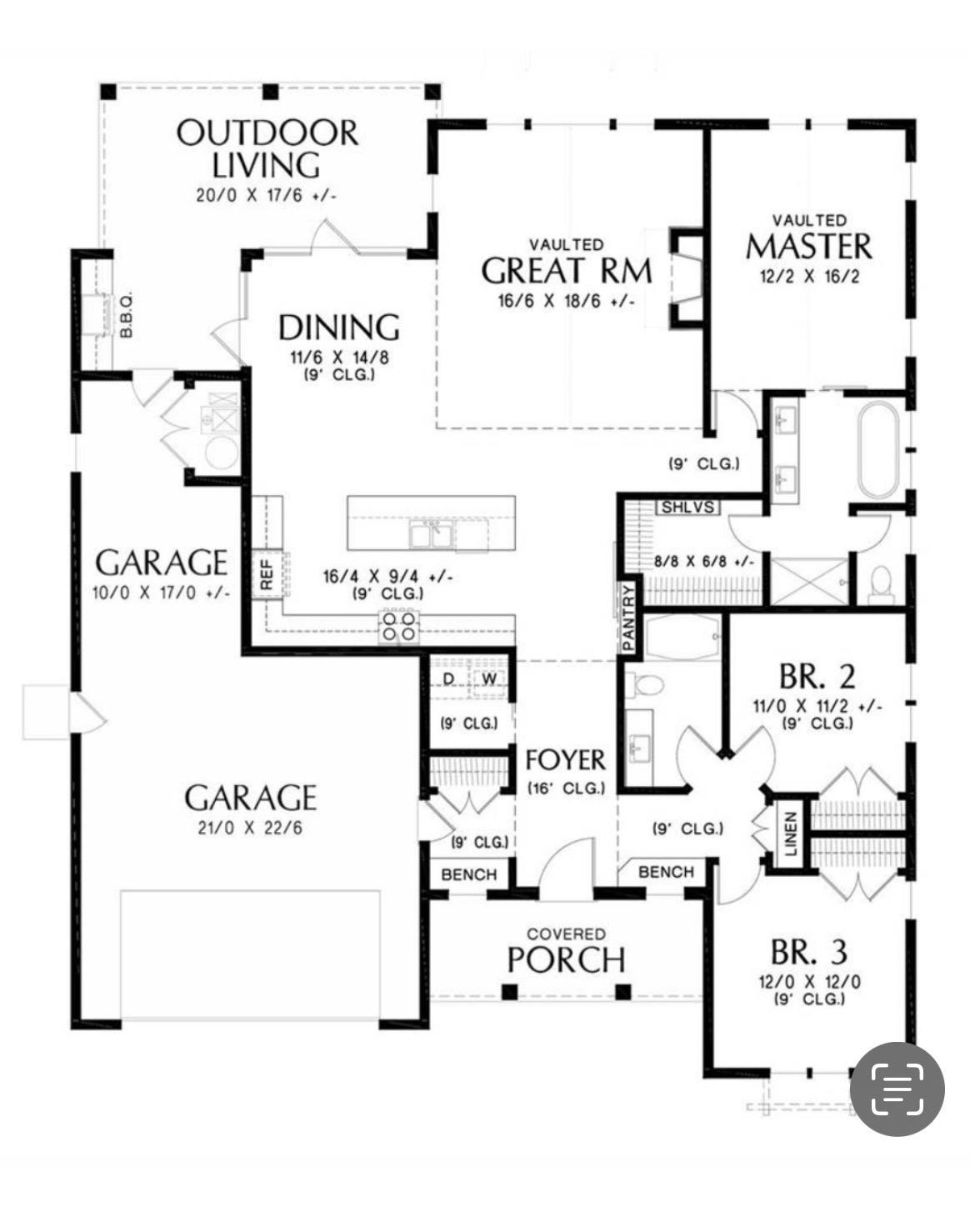 544 Langdon Road Evington, VA 24550 - Photo 5 of 13 Main level floor plan