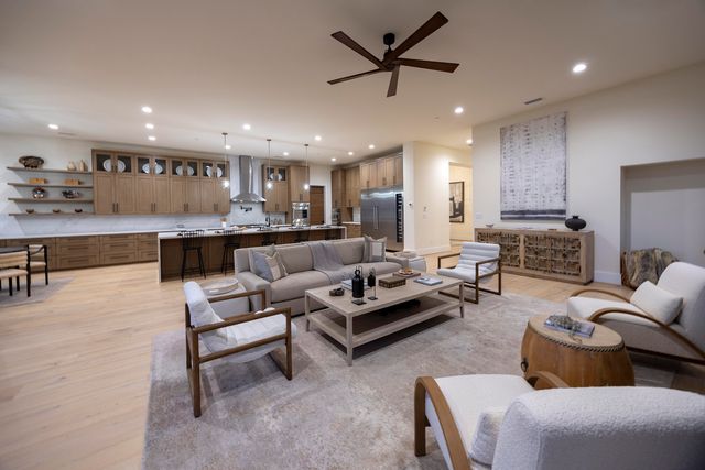 a view of a chairs and table in terrace