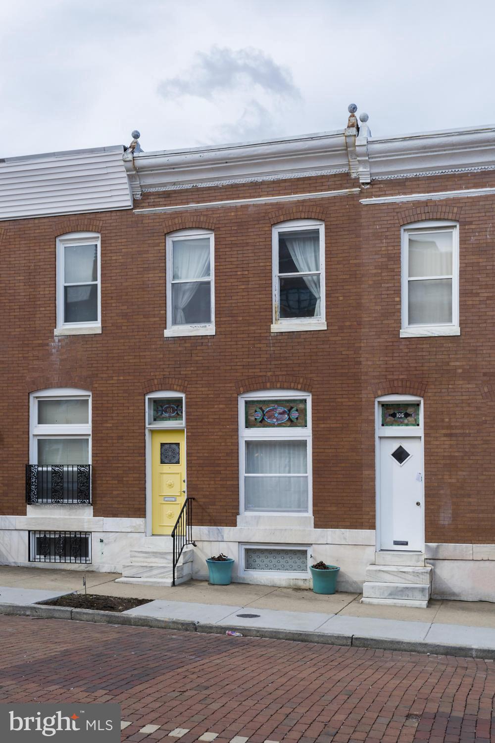 108 Rochester Place Baltimore, MD 21224 - Photo 3 of 24 a front view of house