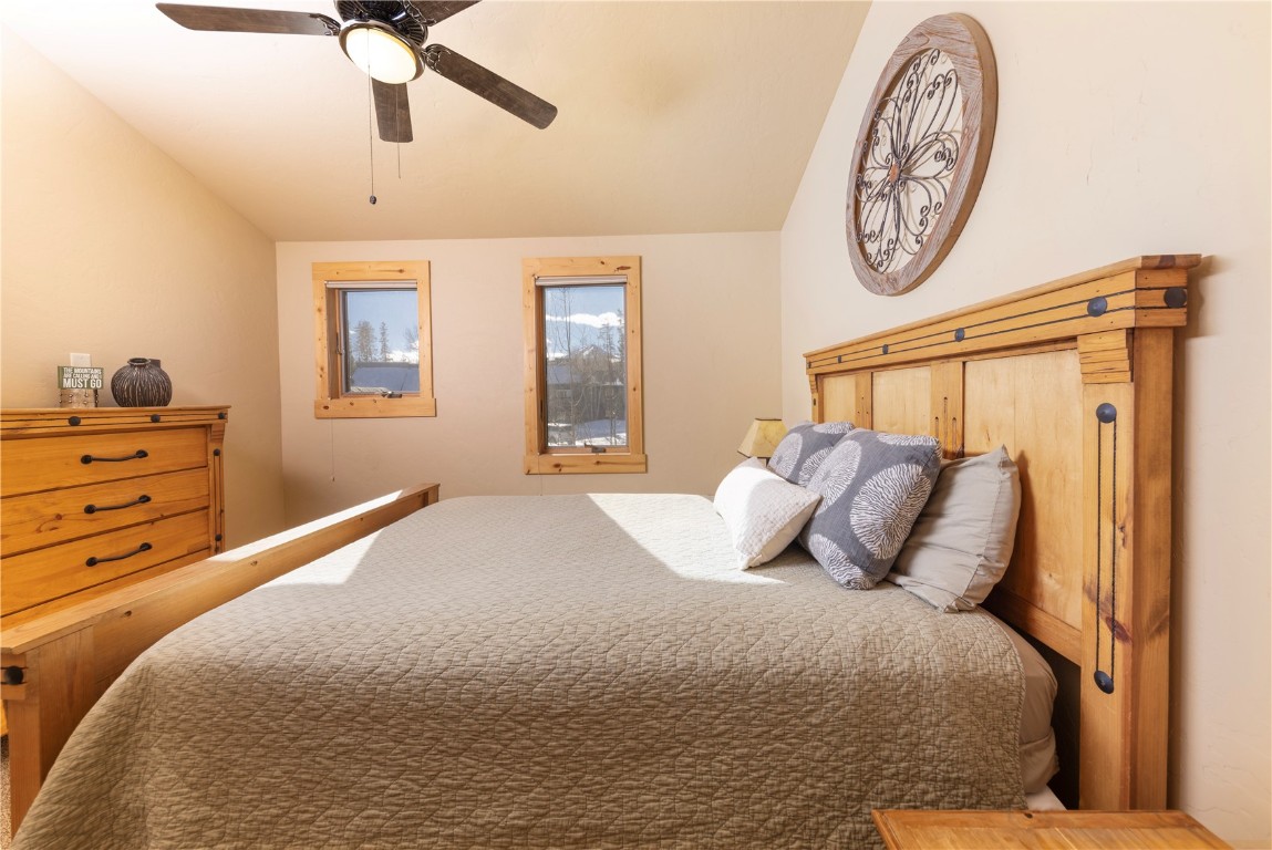 511 Ryan Gulch Road Wildernest, CO 80498 - Photo 15 of 37 Bedroom with ceiling fan