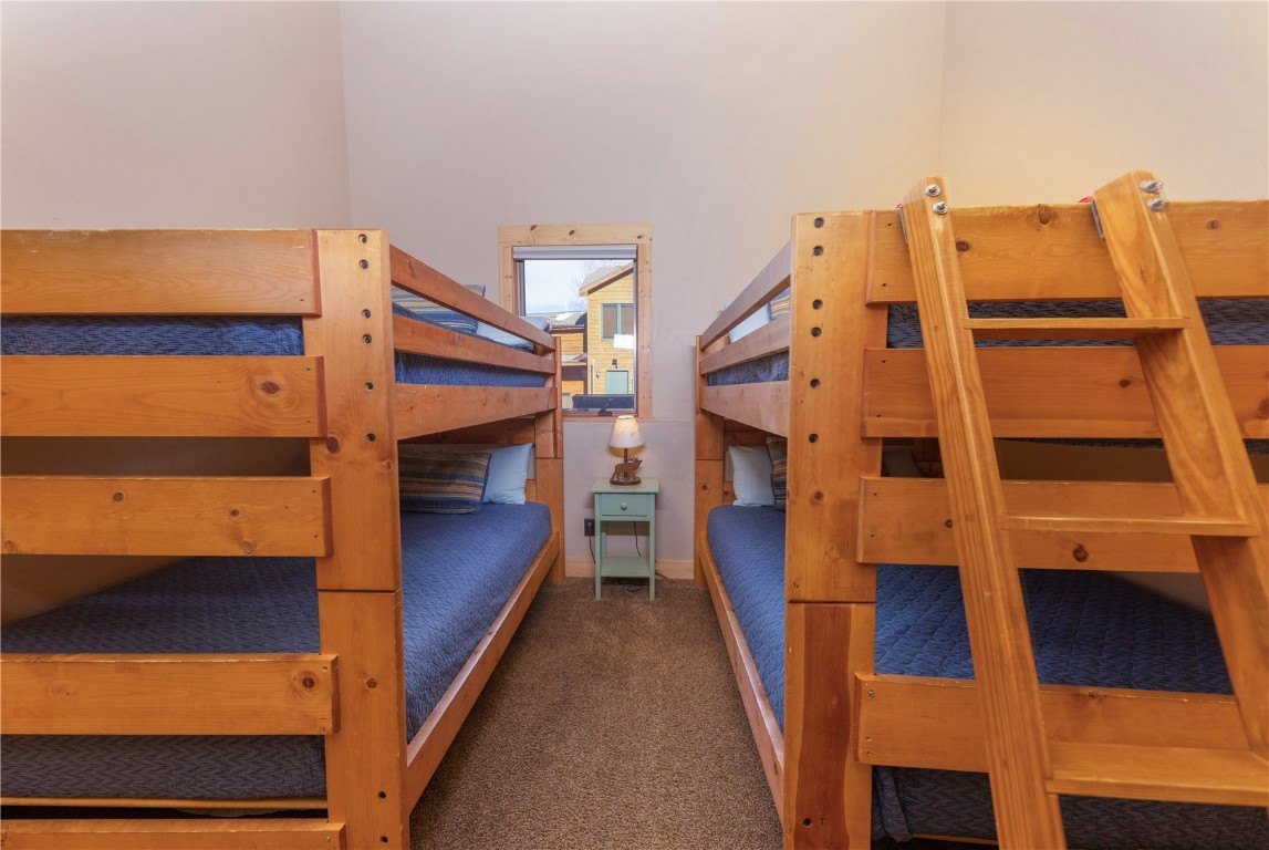 511 Ryan Gulch Road Wildernest, CO 80498 - Photo 22 of 37 Bunk room with DOUBLE bunks