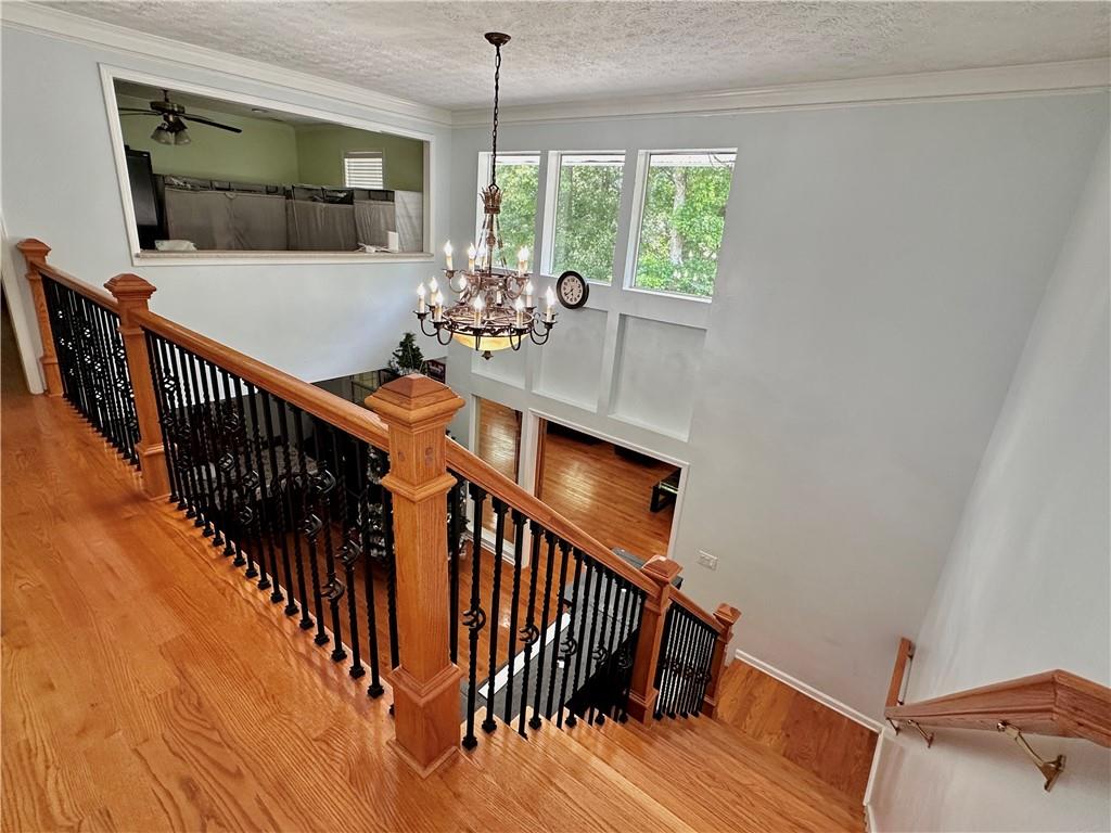7326 Leland Lane Jonesboro, GA 30236 - Photo 9 of 18 a view of entryway and hall with wooden floor