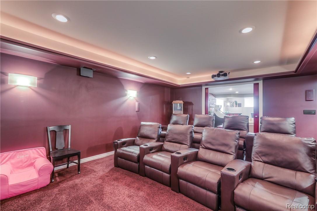 4873 Goodison Pl Drive Rochester, MI 48306 - Photo 50 of 55 50 - Theatre Room.jpg