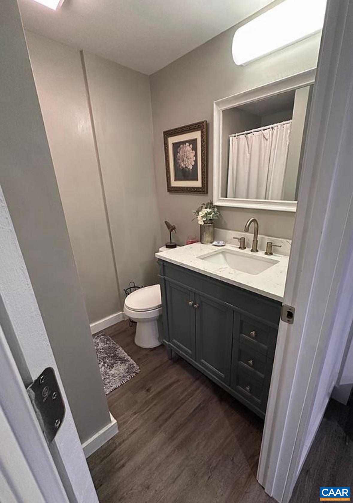 12 Highland Road Palmyra, VA 22963 - Photo 34 of 41 a bathroom with a sink and a mirror