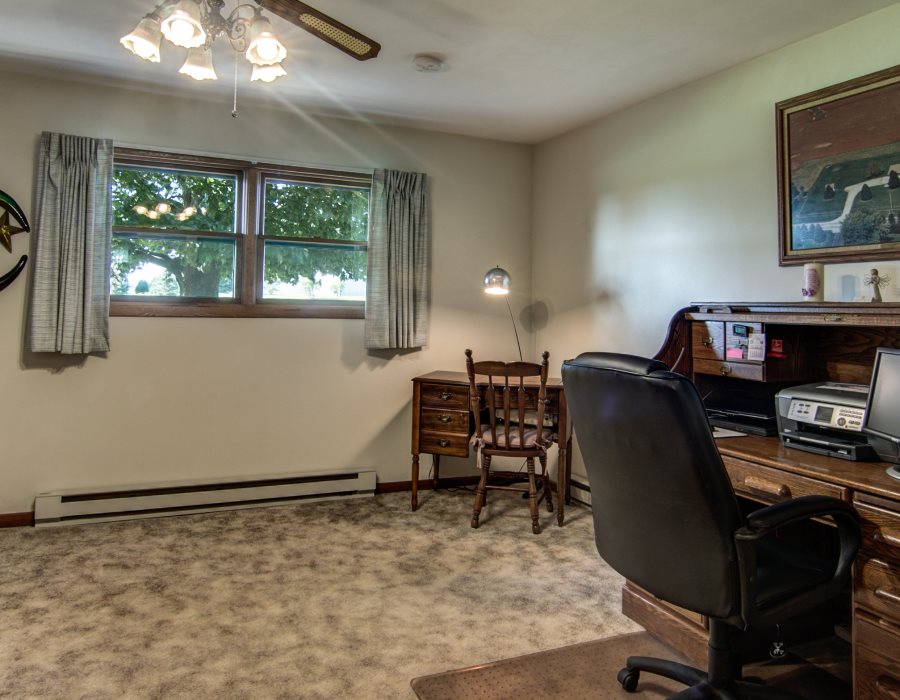 14851 Freeport Road Durand, IL 61024 - Photo 20 of 25 a workspace with furniture hardwood and a window