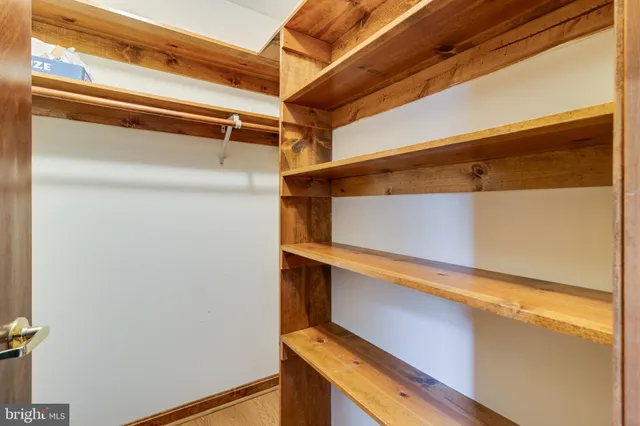 a view of empty room with an empty room