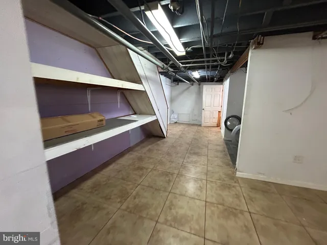 a view of a car garage