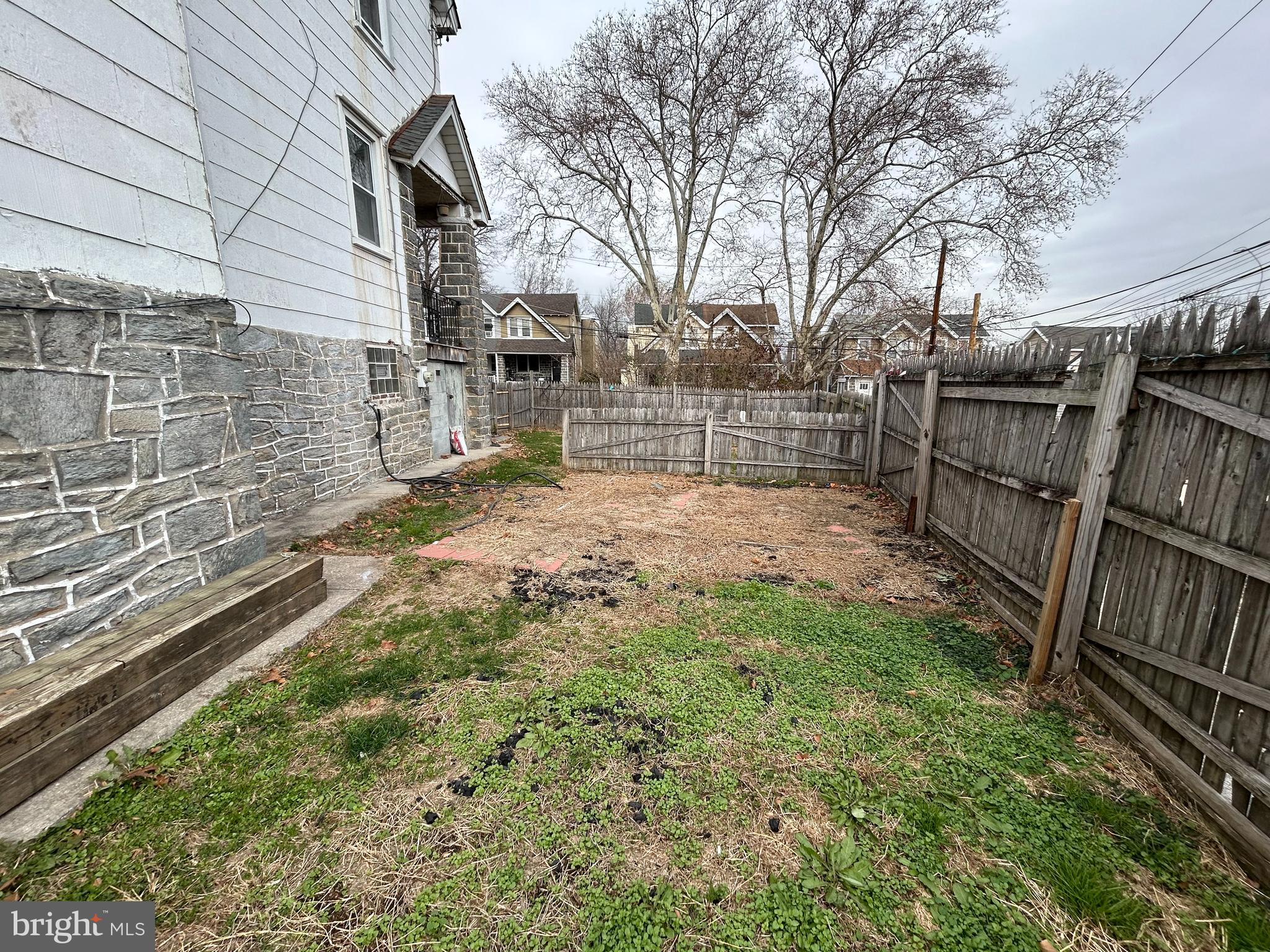 7502 Parkview Road Upper Darby, PA 19082 - Photo 51 of 63 a view of backyard with wooden fence