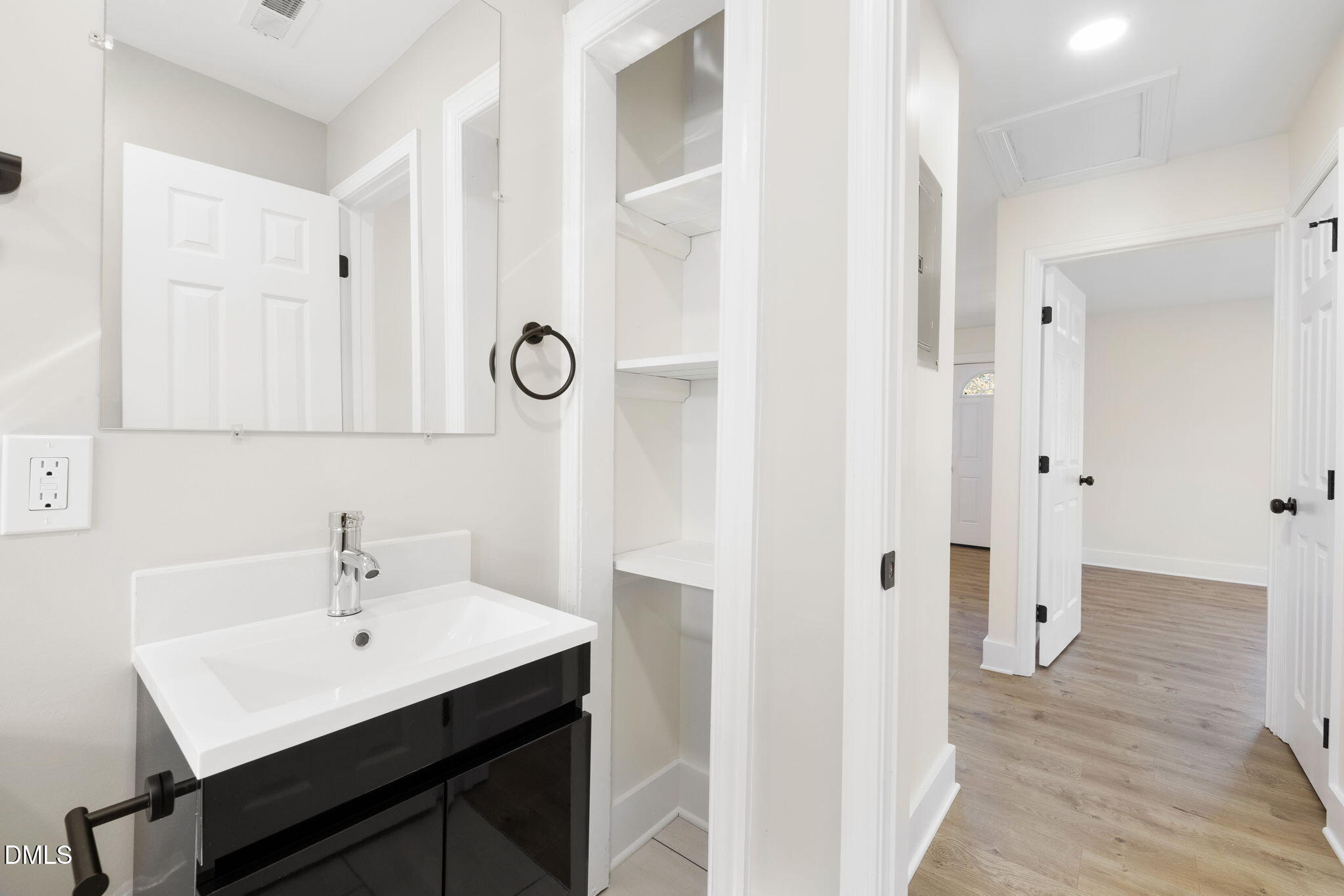 512 East Branch Street Spring Hope, NC 27882 - Photo 20 of 30 a bathroom with a sink and a mirror