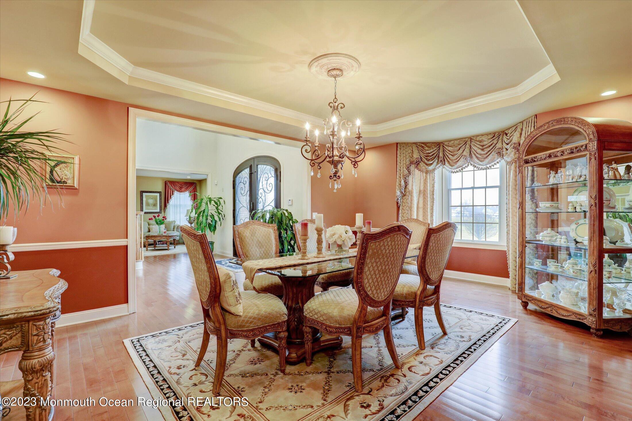 83 Buckley Road Marlboro, NJ 07746 - Photo 11 of 62 Dining Room w/ tre ceiling