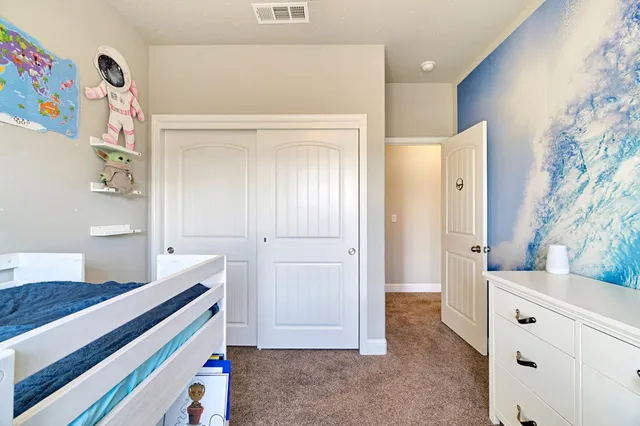 a room with storage and utility