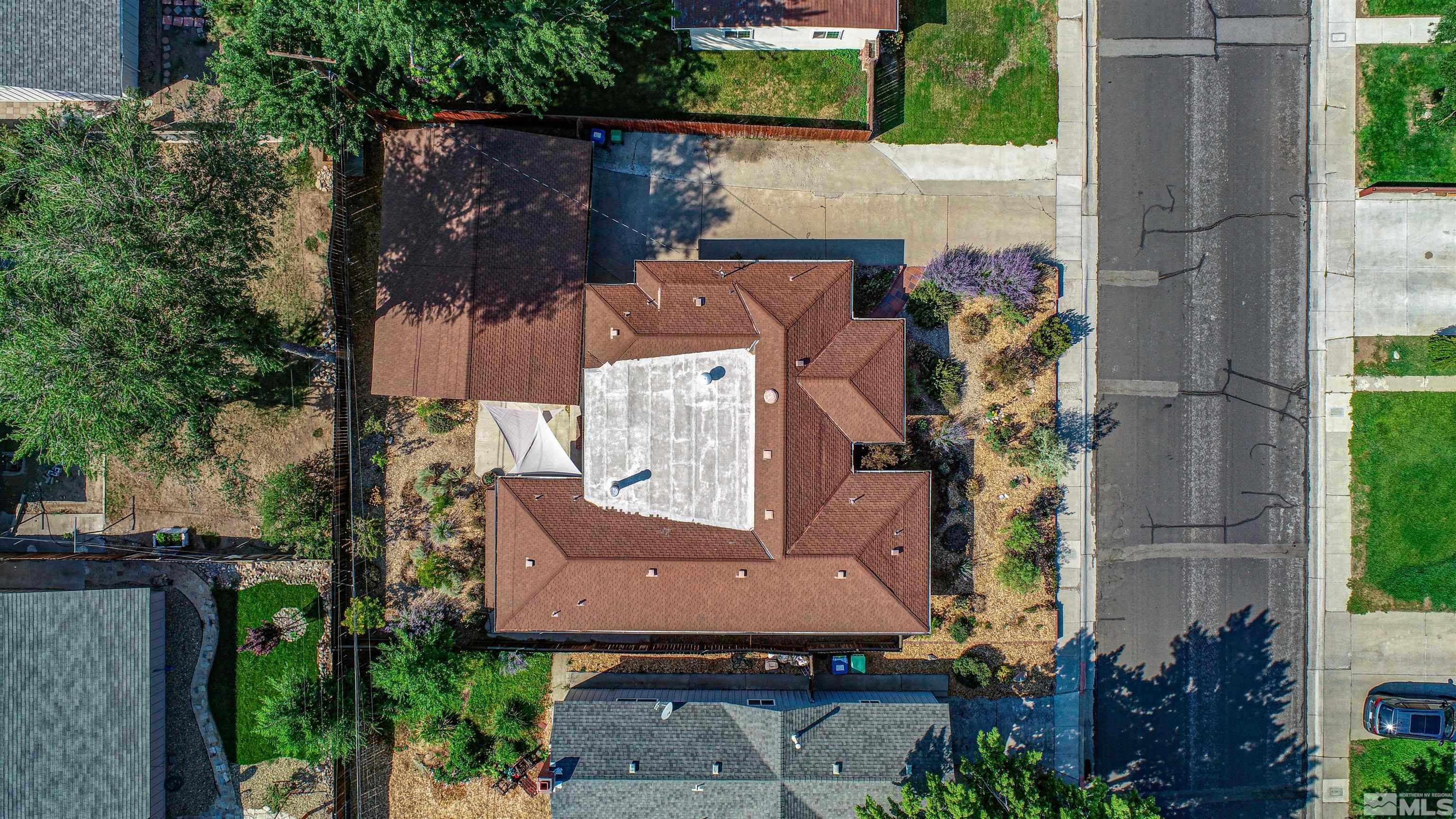 2160 Riviera Street Reno, NV 89509 - Photo 40 of 40 an aerial view of a house with garden space and street view