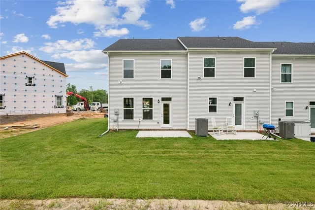a big room with table and chairs