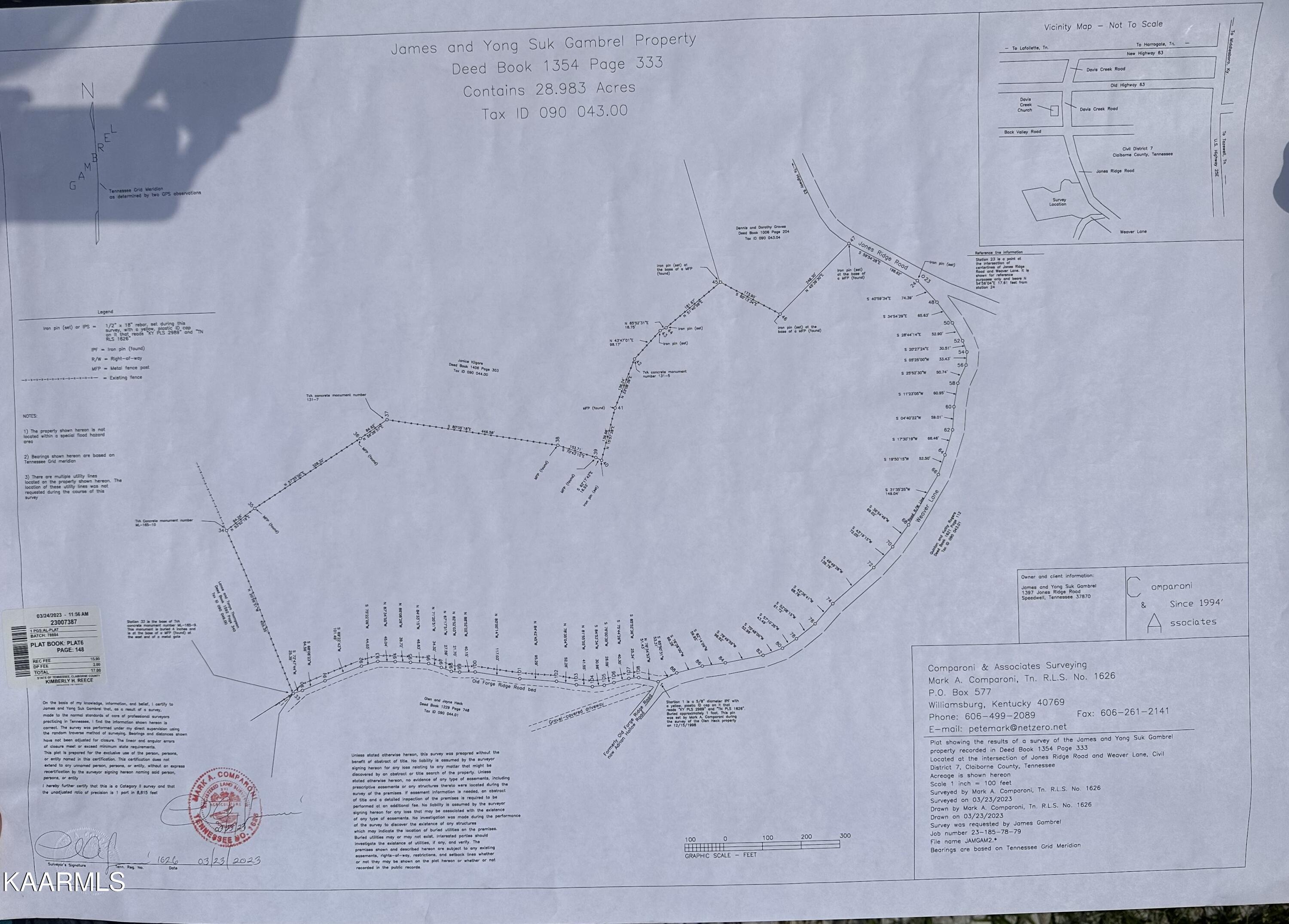 Tbd Jones Ridge Road Speedwell, TN 37870 - Photo 8 of 26 Survey Map