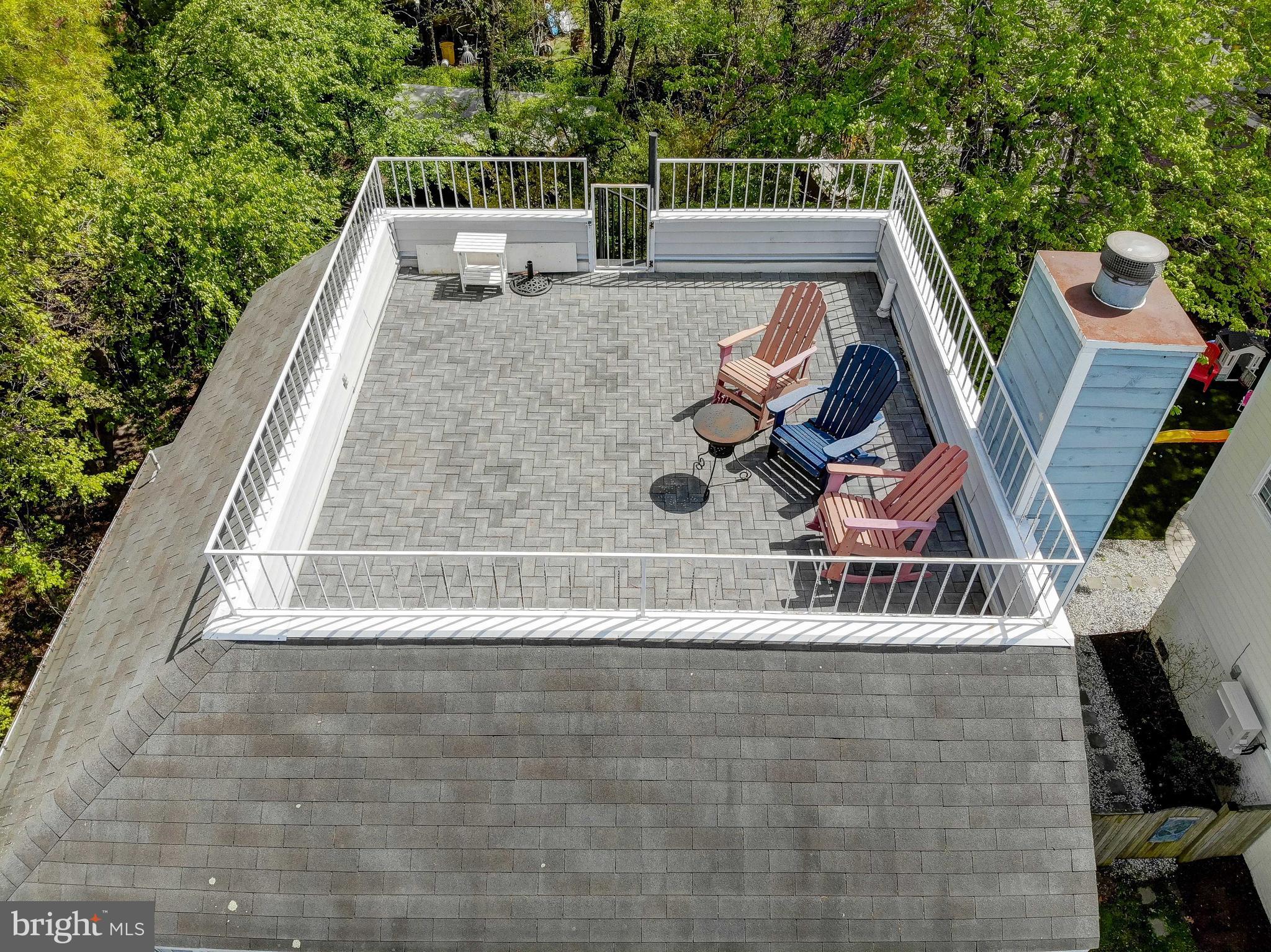 1427 Howard Road Annapolis, MD 21403 - Photo 34 of 54 Aerial of Roof Deck
