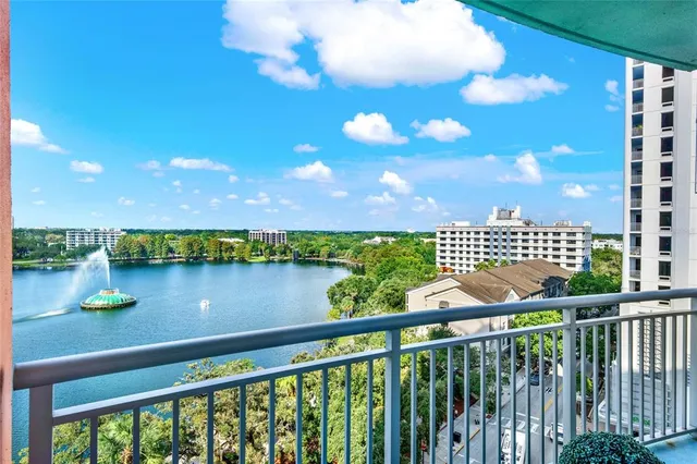 a view of a city with tall buildings