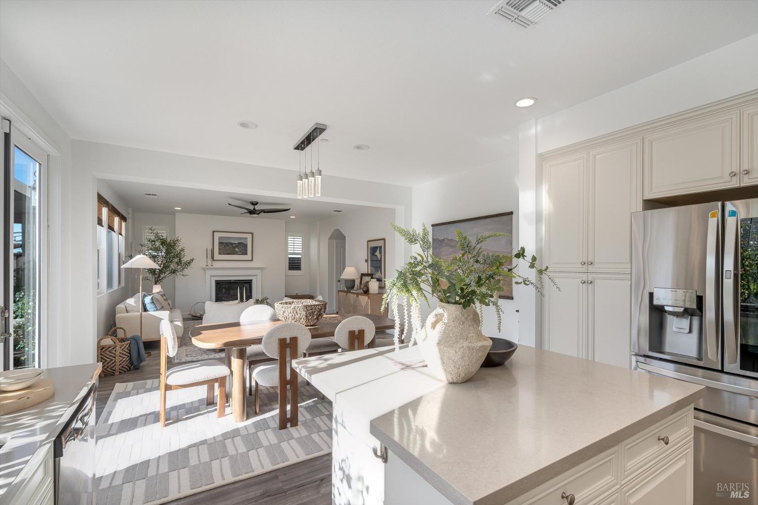 2560 Red Willow Drive Santa Rosa, CA 95403 - Photo 20 of 62 a view of a dining room with furniture and a potted plant