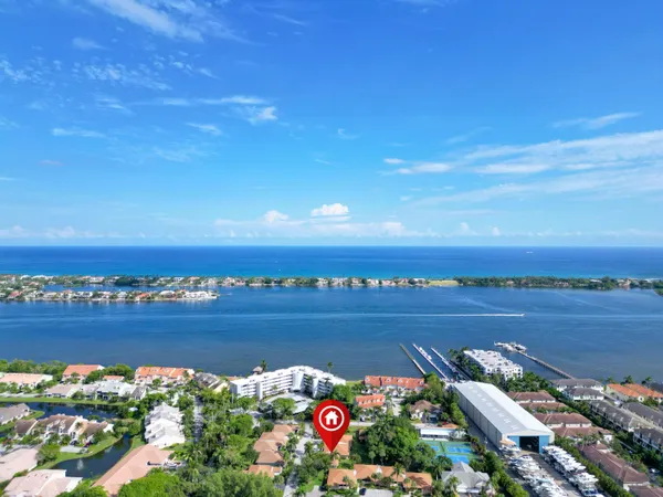 a view of city and ocean