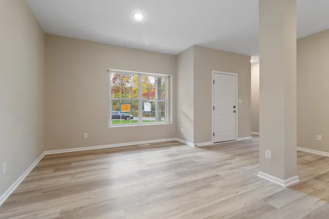 wooden floor in an empty room