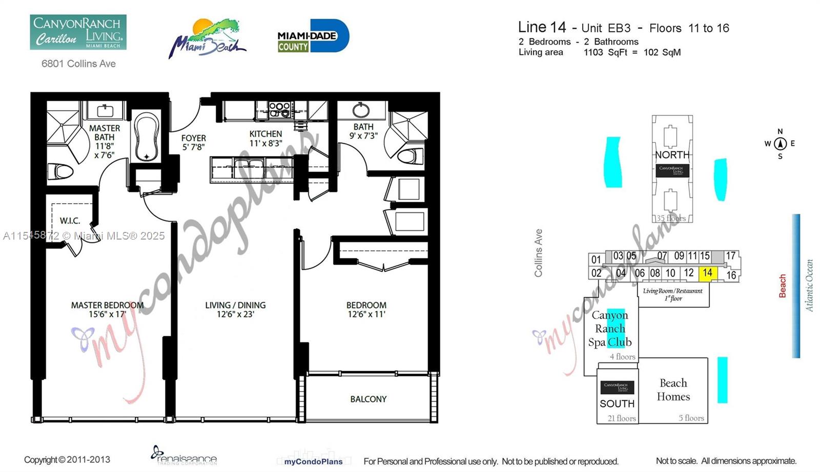 6801 Collins Avenue, Unit 1206 Miami Beach, FL 33141 - Photo 12 of 69