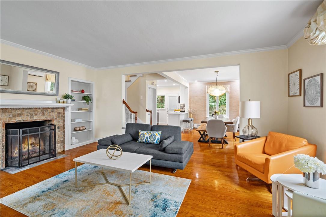 10 Park Ave Terrace Bronxville, NY 10708 - Photo 1 of 1 Living Room w/built ins/closet and wood burning fireplace