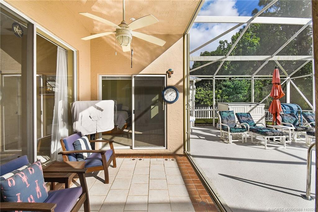 486 Northwest Sunflower Place Stuart, FL 34994 - Photo 31 of 42 a view of swimming pool with seating area