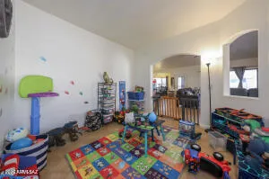 a room with toys and toys