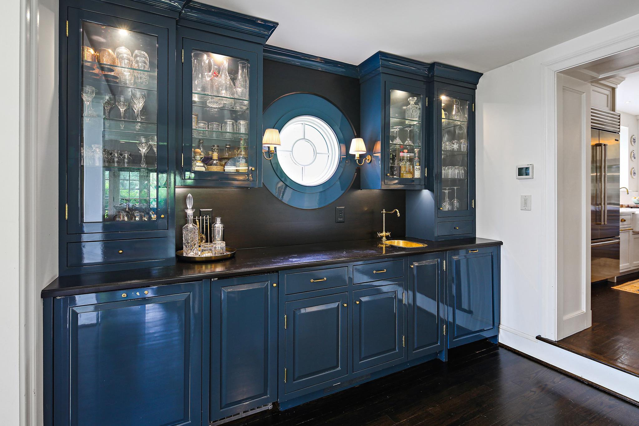 900 Army Road Baltimore, MD 21204 - Photo 21 of 99 a gleaming lacquered bar with d/w + wine fridge.
